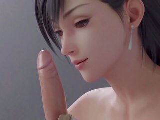 Blowjob và quái giữa ngực trong các coolest (animation 3d )