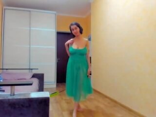 Glorious myla एंजल में हरा transparent dress&excl;