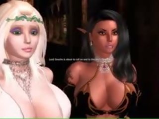 Captivating Animated Elf With Huge Melons