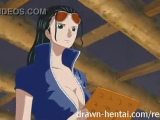 Um peça hentai clipe sexo filme com nico robin