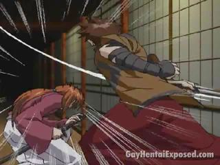 Lovely Anime Gay Playing The Dirty Ninja And Fighting With Few youngsters