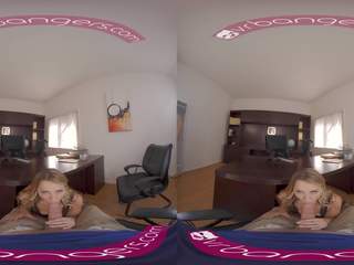 VR BANGERS Wide initiate Pussy hard up Blonde Accountant VR xxx clip