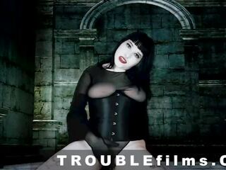 Goth teenager Lita Lecherous JOI Masturbation as Vampire Instructions for Mere Mortals