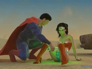 Ihme nainen saa perseestä mieletön mukaan supermans kryptondick