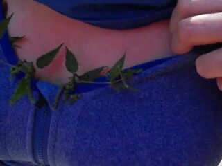 I Put some Nettles in My Bra and Go for a Walk: HD dirty video f9