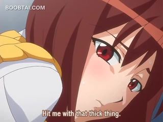 Pleasant anime school sweetheart tasting and fucking shaft