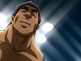 Obr wrestler tvrdéjádro zkurvenej a sladký anime školačka