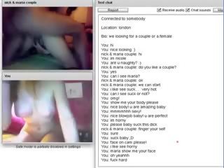 Chatroulette #77 randy Couple Suck And Long Fuck