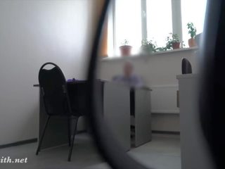 Hidden cam! strips at real job wawancara