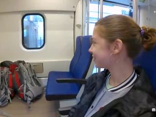 Real public muie în the tren | pov oral creampie de mihanika69