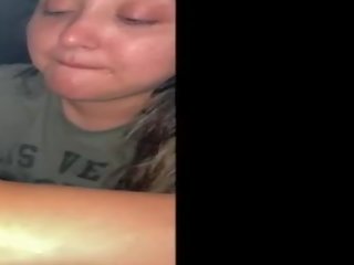 Sucking neighbors manhood while husband is gone