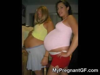 Tinedyer preggo girlfriends!