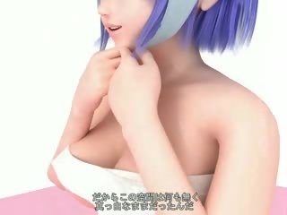Charming 3D Hentai daughter Showing Giant Melons