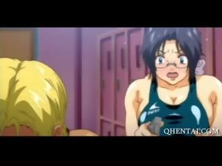 Busty Hentai Chicks Sharing Teen peter In Locker Room