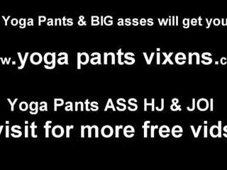 Ces yoga pantalon vraiment hug ma freshly rasé chatte joi