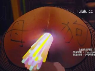 Hytaý young female 周晓琳 light stick fuck assholes