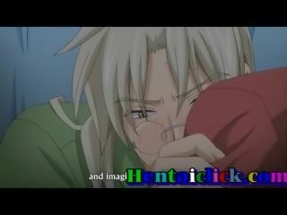 Hentai homosexuální twink kissed a tvrdéjádro v prdeli