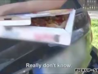 Bánh pizza giao hàng phụ nữ liliane fucked lược với cô ấy khách hàng