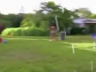 Young turned on Couple Fucking In Grass