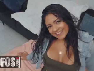 Mofos - Bubble Butt Latina Serena Santos Rides prick for Cash