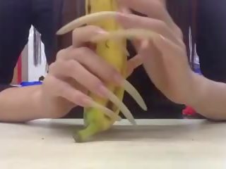 Nuotaika longnails bananas naujas, nemokamai mėgėjiškas suaugusieji filmas 02