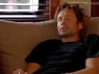 ซาร่าห์ อำนาจ ไม่มีเสื้อ ฉาก ใน californication.