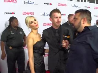 Pornhubtv sophia knight & danny d rood carpet 2015 avn interview