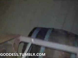 Public Upskirt with No Panties at Outdoor Club and I Caught Him! XX Kiitty
