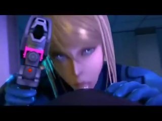 Samus aran في metroid ديك قذر فيلم