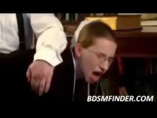 Amish mugallym spanked over his knee