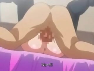 Iškrypėlis anime su pieniškas krūtys gauna pakliuvom