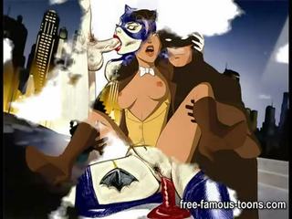Batman ja teenie batgirl hentai paroodia