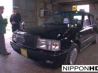 Bewitching Japanese Driver Gives Her Boss a Blowjob