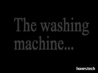 The washing เครื่องจักรกล