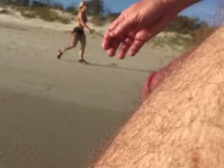 Public Beach Exhibitionist CFNM Erection