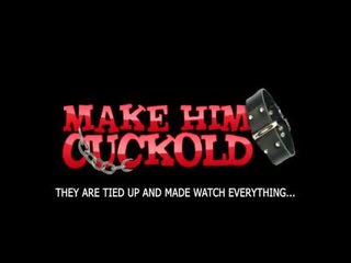 Initiate Him Cuckold - Busted And Made A Cuckold