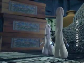 Lustful 3d hentaý gutaran jelep rub a huge prick