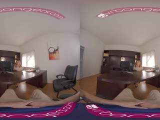 VR BANGERS Wide initiate Pussy hard up Blonde Accountant VR xxx clip