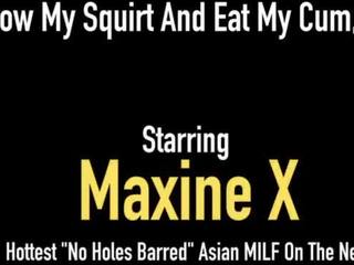 Girly Cum Shooting Maxine X Busts Nut With hot to trot streetwalker friend Anna!