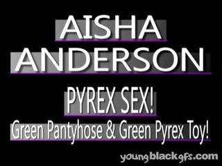 Fascinating remaja hitam gadis aisha anderson
