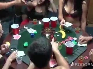 Sex video poker game at college dorm room party