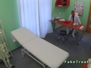 Flirty Patient Fucked In Waiting Room In Fake Hospital