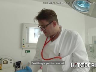 Hitzefrei Busty Blonde German MILF Fucked by Her surgeon