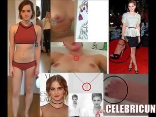 Nua celebridade fappening emma watson tetas & depilada cona banho