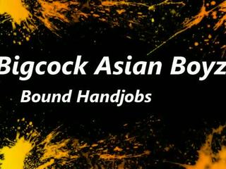 Hard up asianguys 1on1 boundhandjobs