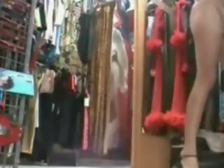 French Wife at adult clip Shop Trying on Outfits and Fucking