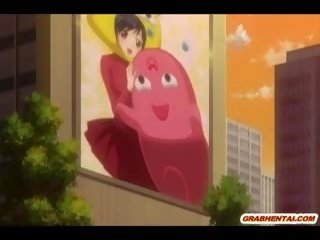Busty Japanese Anime Wetpussy Fucked In The Top Of Roof
