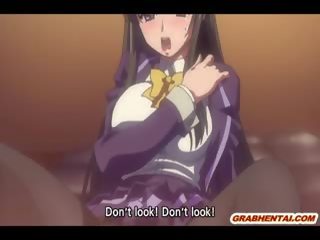 Alumna hentai con bigboobs primero tiempo poking y corrida interna