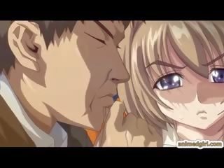 Busty Anime Coed Brutally Fucking